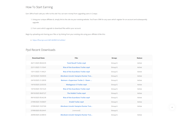 Rewards PPD Recent Downloads